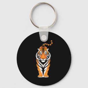 Funny Tiger Art For Men Women Boys Girls Animal Ti Key Ring