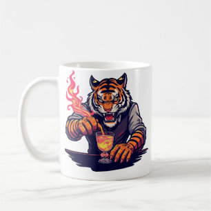 Funny Tiger Bartender T-Shirt   Gift for Bartender Coffee Mug