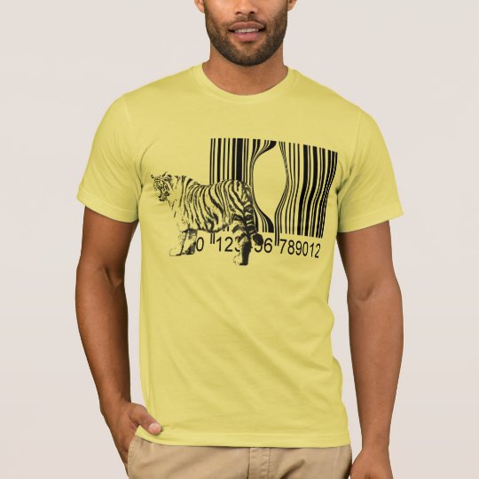 Funny tiger free vector T-Shirt