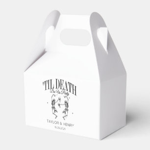 Funny Till Death Do Us Party Wedding Favour Boxes