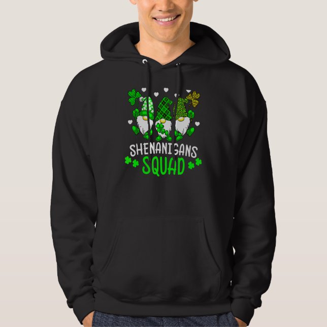Funny Time For Shenanigans Squad St Patrick's Day  Hoodie (Front)