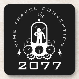 Funny Time Travel Science Fiction Coaster