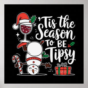 Funny Tipsy drinking party  Poster