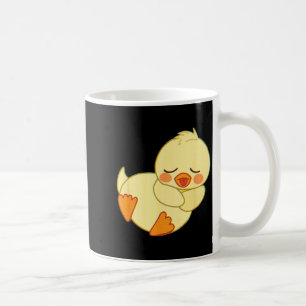Funny Tired As Duck I Love Cute Ducklings Quote Gi Coffee Mug