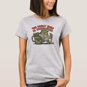 Funny Tired Early Bird Gardener Exhausted Garden T-Shirt