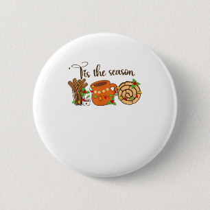 Funny Tis The Season Mexican Christmas Latino Cute 6 Cm Round Badge