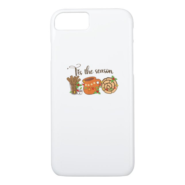 Funny Tis The Season Mexican Christmas Latino Cute Case-Mate iPhone Case (Back)