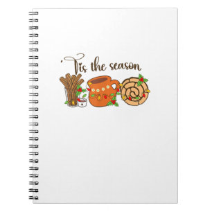 Funny Tis The Season Mexican Christmas Latino Cute Notebook