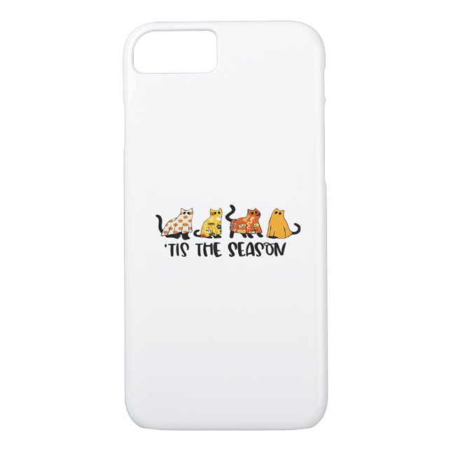 Funny Tis The Season Spooky Halloween Costume Case-Mate iPhone Case (Back)