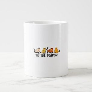 Funny Tis The Season Spooky Halloween Costume Large Coffee Mug