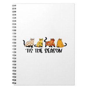 Funny Tis The Season Spooky Halloween Costume Notebook