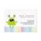 Funny Title Cute GreenMonster Alien Kids Name Card