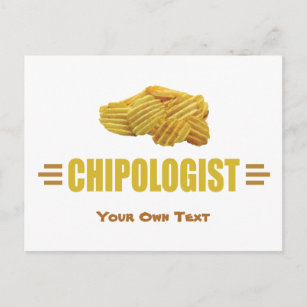 Funny Title for a Potato Chips Lover Postcard