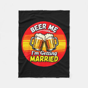 Funny to be groom bachelor party for men boys fleece blanket