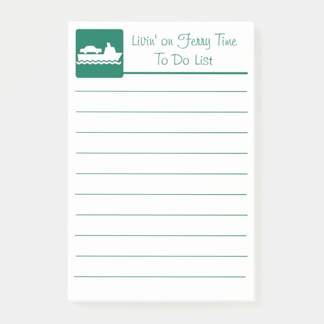 Funny To Do Reminder List Post-it Notes (Front)