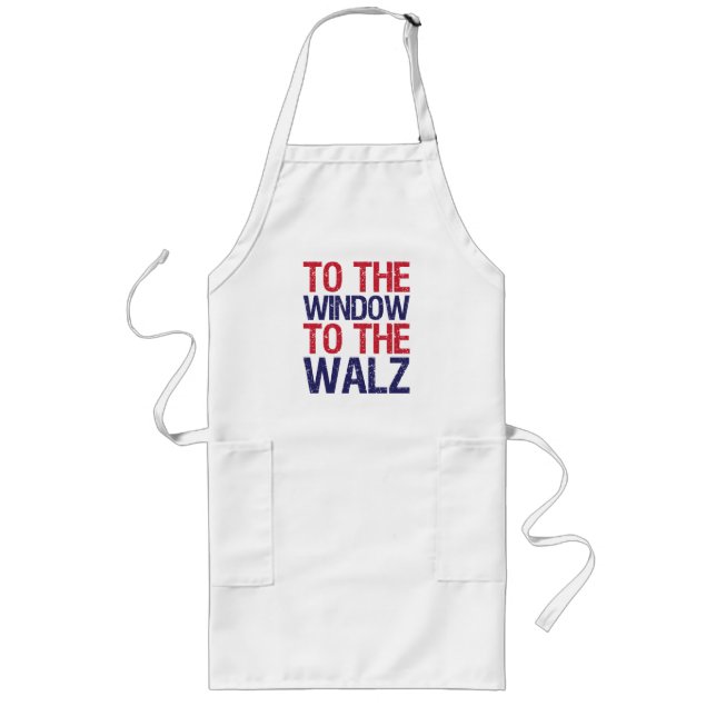 Funny To The Window To The Walz Long Apron (Front)