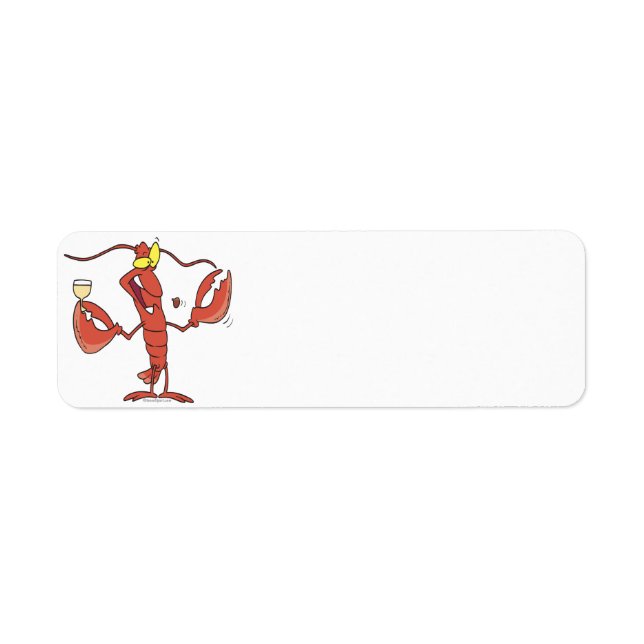funny toasting lobster cartoon (Front)