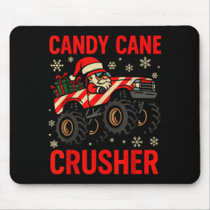 Funny Toddler Christmas Pajamas, Monster Truck Can Mouse Mat