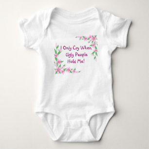Funny Toddler Onsie / T Shirt Flowers