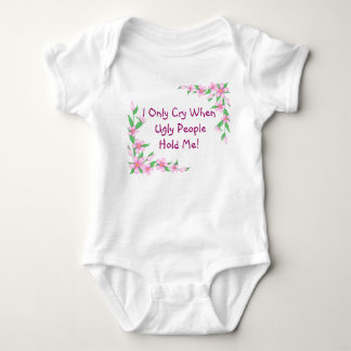 Funny Toddler Onsie / T Shirt Flowers