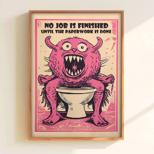 Funny Toilet Art Print Printable WC Room Decor Bat