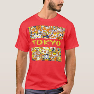 Funny Tokyo Japan Cute Kawaii Japanese Anime Cat S T-Shirt