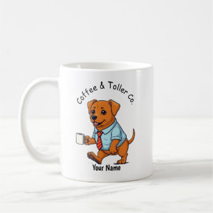 Funny Toller Retriever Dog Business Suit Coffee  Mug