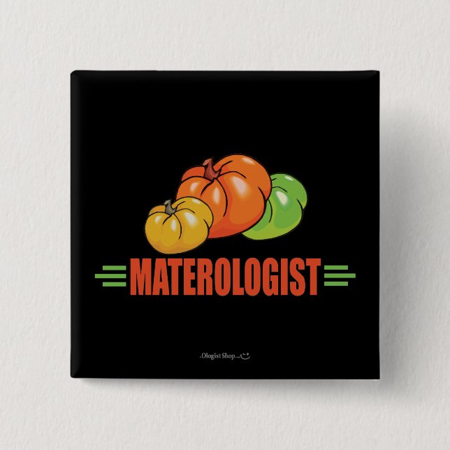 Funny Tomatoes 15 Cm Square Badge (Front)