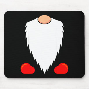 Funny Tomte Swedish Gnome Beard Christmas Yule Nis Mouse Mat