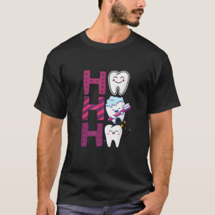 Funny Tooth Christmas Dentist Xmas Dental Assistan T-Shirt
