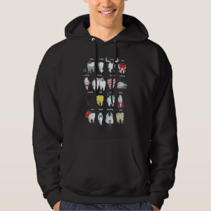 Funny Tooth Dentist Teeth Dental Hoodie