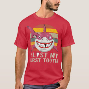 Funny Tooth Fairy Gifts Vintage Shark Girl I Lost T-Shirt
