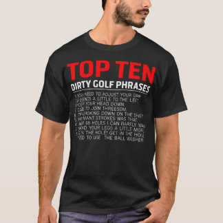 Funny Top Ten Dirty Golf funny animals golfbag
