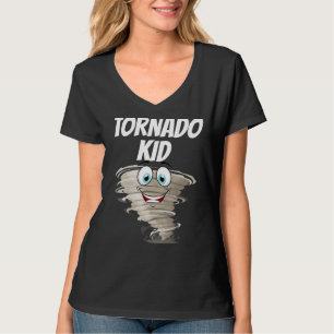 Funny Tornado For Kids Boys Girls Cyclone Storm Lo T-Shirt
