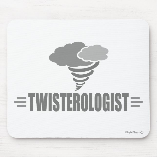 Funny Tornado Mouse Mat (Front)