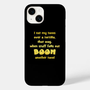 Funny Tortilla Boom Joke Case-Mate iPhone 14 Case