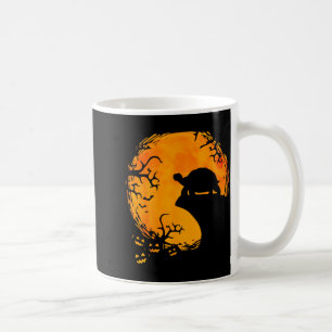 Funny Tortoise Halloween Silhouette Soky Tortoise Coffee Mug