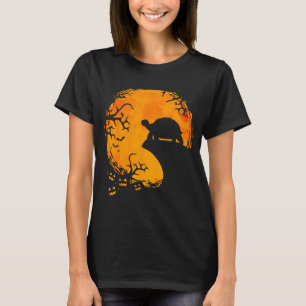 Funny Tortoise Halloween Silhouette Soky Tortoise  T-Shirt