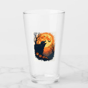 Funny Tortoise Halloween Silhouette Spooky Tortois Glass