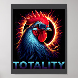 Funny Total Solar Eclipse April 8 Poster