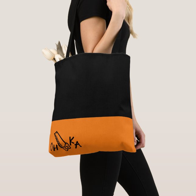 funny tote bag - osaka (oh-saw-ka) (Close Up)