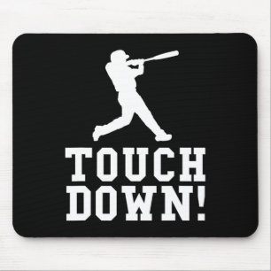 Funny Touchdown Baseball Football Sports Gift Mouse Mat