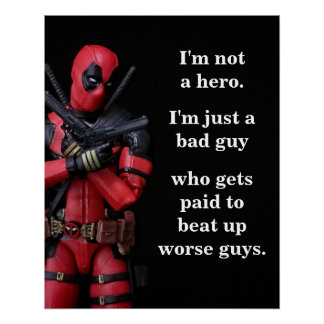 Funny Toy Photography Anti-Hero Poster