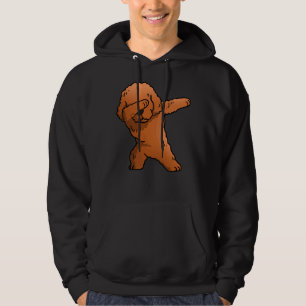 Funny Toy Poodle Dabbing Hoodie