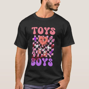 Funny Toys Before Boys Humour for Adults Women Emb T-Shirt