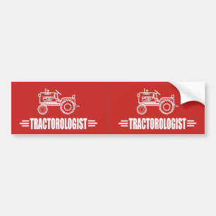 Funny Tractor Bumper Sticker