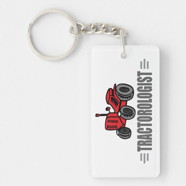 Funny Tractor Key Ring (Front)