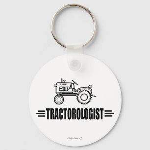 Funny Tractor Key Ring
