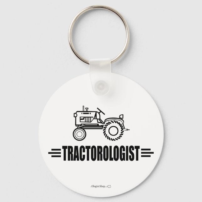 Funny Tractor Key Ring (Front)
