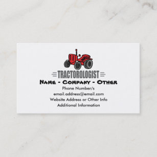 Funny Tractor Love Business Card